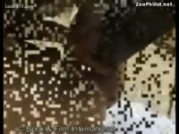 Zoophilia horse fucks a helpless bitch